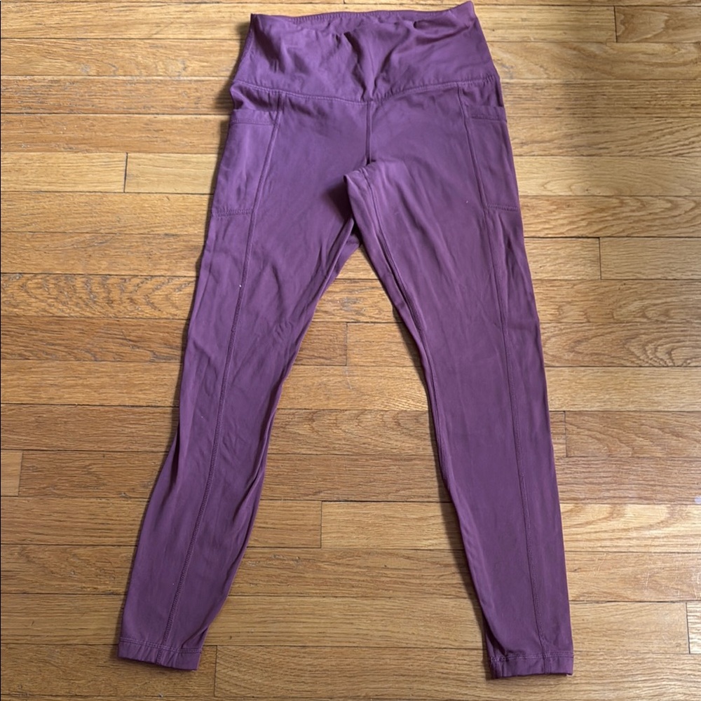 Yogalicious Plum High-Waisted Leggings